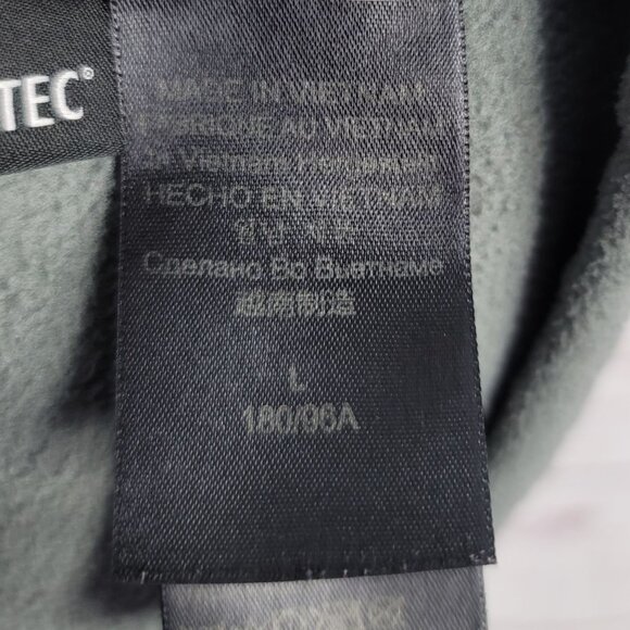 Marmot Mens Fleece Vest Gray Large Full Zip Collar Pockets Polartec C81070 - Picture 12 of 13